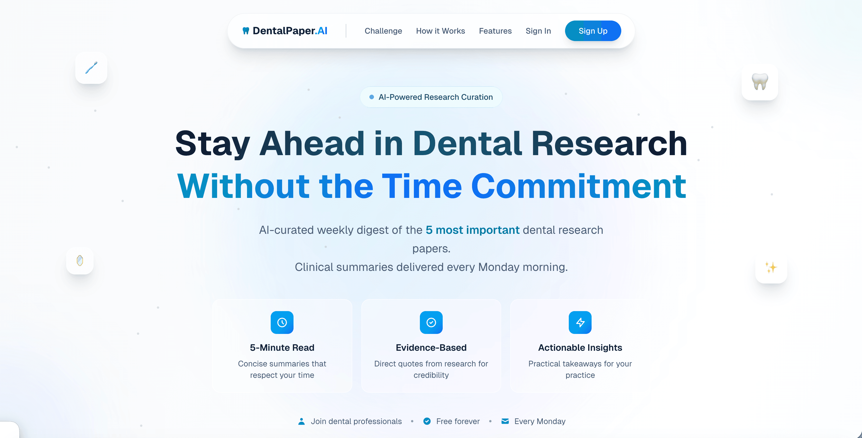 DentalPaper.AI - AI-Powered Dental Digest